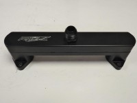 BILLET WATER CROSSOVER  BB CHEVY BLACK BILLET